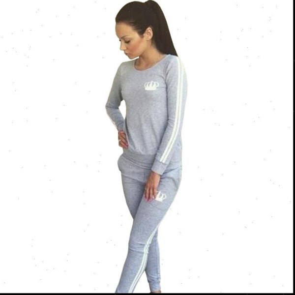 tracksuit women tracksuits two piece set cropped womens leisure suit female pants sets clothing vestidos lbd6366, Gray
tracksuit women tracksuits two piece set cropped womens leisure suit female pants sets clothing vestidos lbd6366, Gray