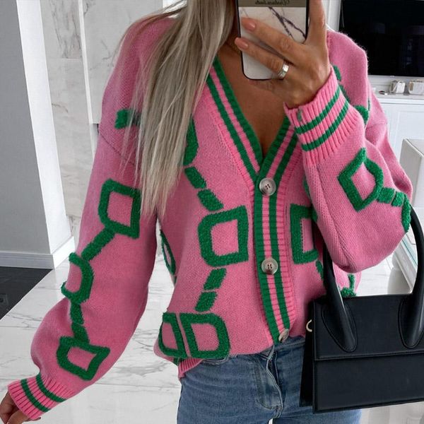 women's knits & tees print v-neck cardigan for women sweater knit long sleeve button colorful winter female jumpers 2021 chic ladies, White
women's knits & tees print v-neck cardigan for women sweater knit long sleeve button colorful winter female jumpers 2021 chic ladies, White