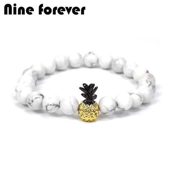 charm bracelets nine forever natural stone beads bracelet men jewelry pineapple for women pulseira masculina feminina bileklik, Golden;silver
charm bracelets nine forever natural stone beads bracelet men jewelry pineapple for women pulseira masculina feminina bileklik, Golden;silver