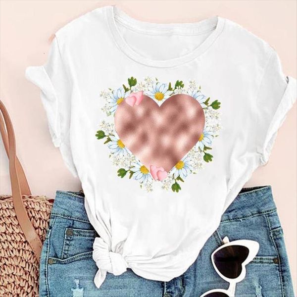 cartoon flower floral love womens sweet fashion print graphic summer short sleeve female clothes tees, White
cartoon flower floral love womens sweet fashion print graphic summer short sleeve female clothes tees, White