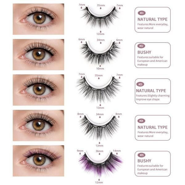 false eyelashes 5 pair magnetic 3d eyeliner lashes short lasting handmade eyelash makeup tool
false eyelashes 5 pair magnetic 3d eyeliner lashes short lasting handmade eyelash makeup tool