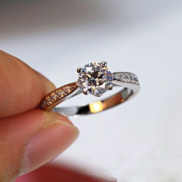 wedding rings 0.5 ct fire synthetic diamond ring women solid silver 925 thin band real sterling jewelry box gift, Slivery;golden
wedding rings 0.5 ct fire synthetic diamond ring women solid silver 925 thin band real sterling jewelry box gift, Slivery;golden
