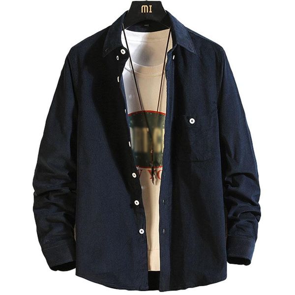plus size 5xl autumn/winter warm quality cotton corduroy long sleeved button collar smart casual shirts for men comfortable men's dress, White;black
plus size 5xl autumn/winter warm quality cotton corduroy long sleeved button collar smart casual shirts for men comfortable men's dress, White;black