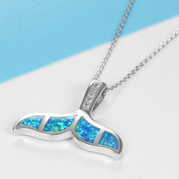 pendant necklaces copper crystal blue opal ocean sea mermaid whale tail necklace for women animal beach summer jewelry gift, Silver
pendant necklaces copper crystal blue opal ocean sea mermaid whale tail necklace for women animal beach summer jewelry gift, Silver
