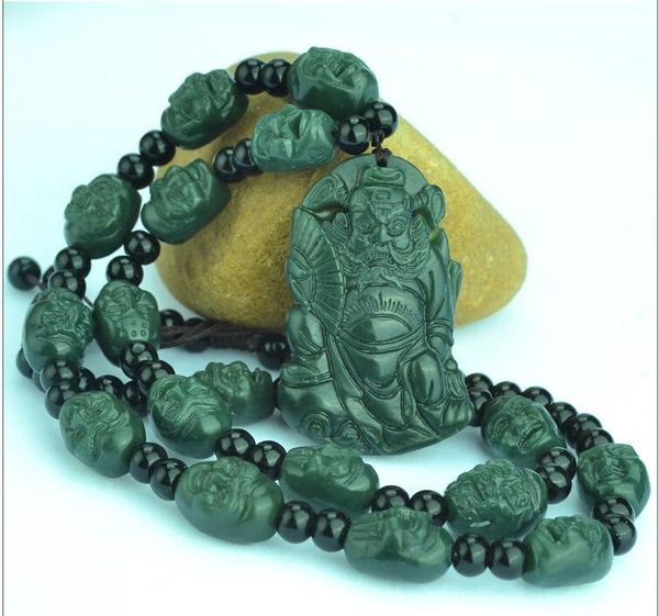 lockets natural hetian jade qingyu zhongkui necklace pendant luck amulet pixiu copper carved magic with 18 buddha, Silver
lockets natural hetian jade qingyu zhongkui necklace pendant luck amulet pixiu copper carved magic with 18 buddha, Silver