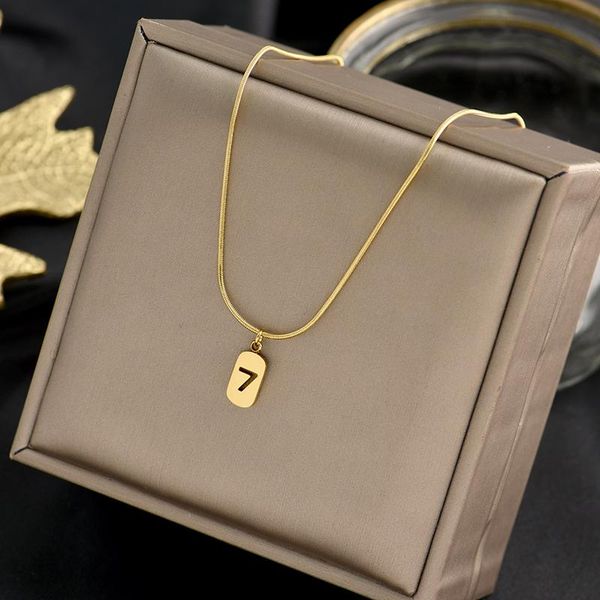 chains 316l stainless steel minority design lucky number 7 necklace feminine temperamentweb celebrity clavicle chain tide, Silver
chains 316l stainless steel minority design lucky number 7 necklace feminine temperamentweb celebrity clavicle chain tide, Silver