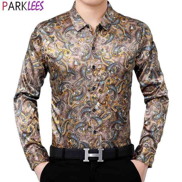 luxury paisley satin tuxedo shirt men brand slim fit silk like mens dress shirts casual smooth party social shirt 4xl 210522, White;black
luxury paisley satin tuxedo shirt men brand slim fit silk like mens dress shirts casual smooth party social shirt 4xl 210522, White;black