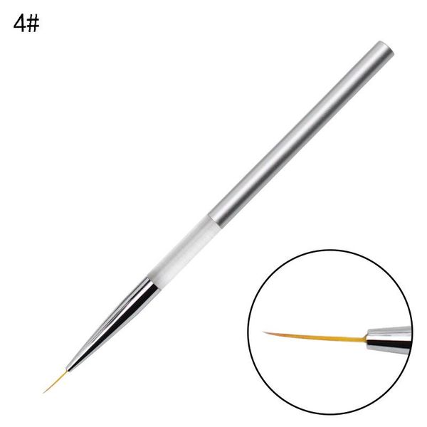 nail brushes 3pcs/set art line painting drawing flower pen brush marble pattern aluminium handle gel polish manicure tool, Yellow 
nail brushes 3pcs/set art line painting drawing flower pen brush marble pattern aluminium handle gel polish manicure tool, Yellow