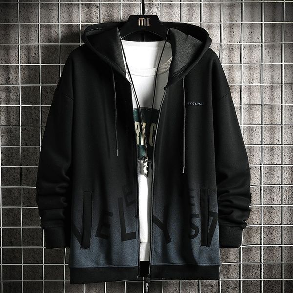 hoodies & sweatshirts fashion brand sweater men's casual loose cardigan hooded jacket large spring and autumn new sportswear, Black
hoodies & sweatshirts fashion brand sweater men's casual loose cardigan hooded jacket large spring and autumn new sportswear, Black