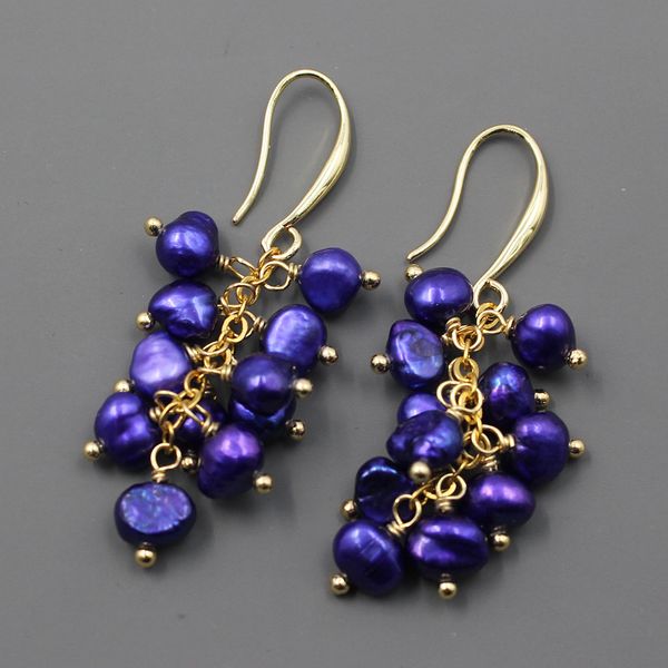 guaiguai jewelry natural cultured freshwater blue keshi pearl gold color plated hook earrings handmade for women fashion jewelry, Silver
guaiguai jewelry natural cultured freshwater blue keshi pearl gold color plated hook earrings handmade for women fashion jewelry, Silver