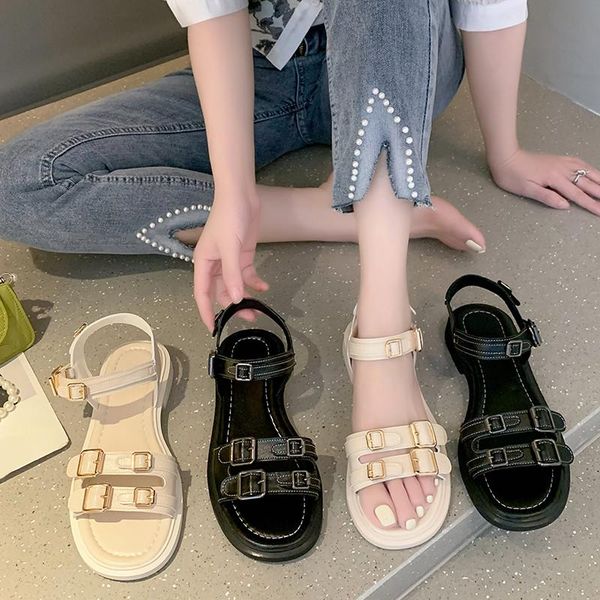 sandals buckle strap beige heeled 2021 summer beach shoes all-match black girls gladiator fashion comfort low flat rome soli
sandals buckle strap beige heeled 2021 summer beach shoes all-match black girls gladiator fashion comfort low flat rome soli