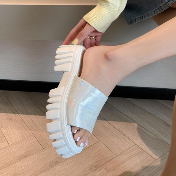 slippers summer women outdoor slipper fashion thick-soled platform slides open-toed roman beach wedges sandalias mujer, Black
slippers summer women outdoor slipper fashion thick-soled platform slides open-toed roman beach wedges sandalias mujer, Black