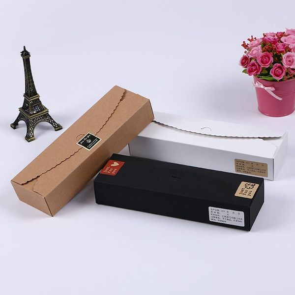 gift wrap 20pcs 23*7*4cm white paper candy box kraft for diy wedding favors black cake chocolate storage boxes organizer
gift wrap 20pcs 23*7*4cm white paper candy box kraft for diy wedding favors black cake chocolate storage boxes organizer