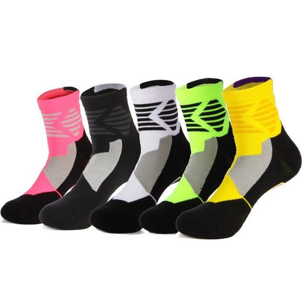 sports socks men elite breathable sweat absorbent towel sole bottom shockproof for running cycling hiking, Black
sports socks men elite breathable sweat absorbent towel sole bottom shockproof for running cycling hiking, Black
