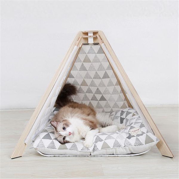 cat beds & furniture diy wooden tent small dog house portable pet sleeping bed for kitten mat with soft flax cushion simple indoor puppy ken
cat beds & furniture diy wooden tent small dog house portable pet sleeping bed for kitten mat with soft flax cushion simple indoor puppy ken