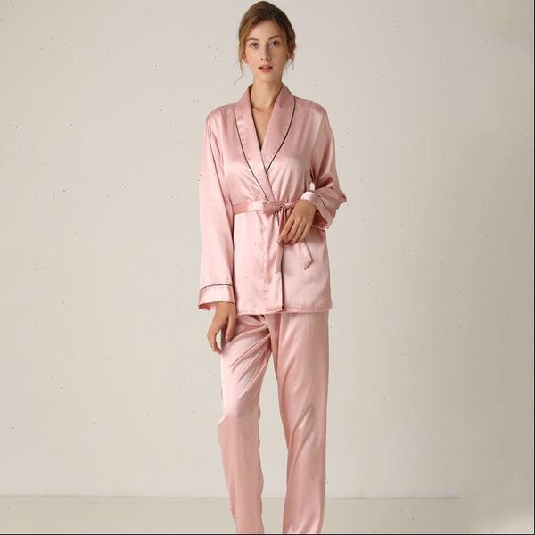 silk long sleeve trousers womens sleepwears lapel high archives pajamas with belt solid color nightwear, Black;red
silk long sleeve trousers womens sleepwears lapel high archives pajamas with belt solid color nightwear, Black;red