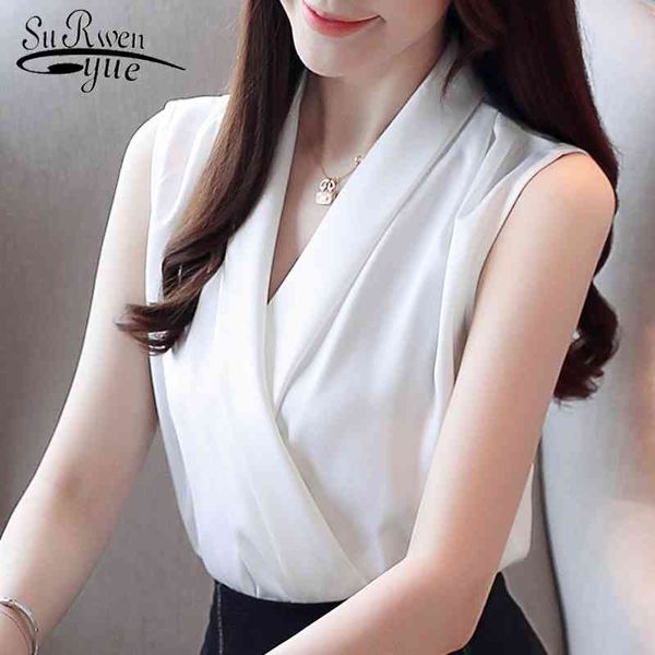 women's summer blouses sleeveless chiffon blouse women v-neck office ladies white blouse womens and blouses 3534 50 210518
women's summer blouses sleeveless chiffon blouse women v-neck office ladies white blouse womens and blouses 3534 50 210518