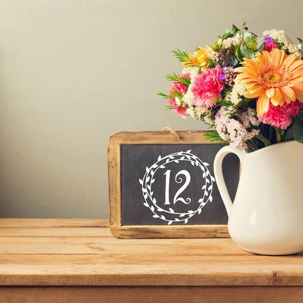 wall stickers wedding rustic wreath table number decal sticker marriage reception romantic lable party decals decor
wall stickers wedding rustic wreath table number decal sticker marriage reception romantic lable party decals decor