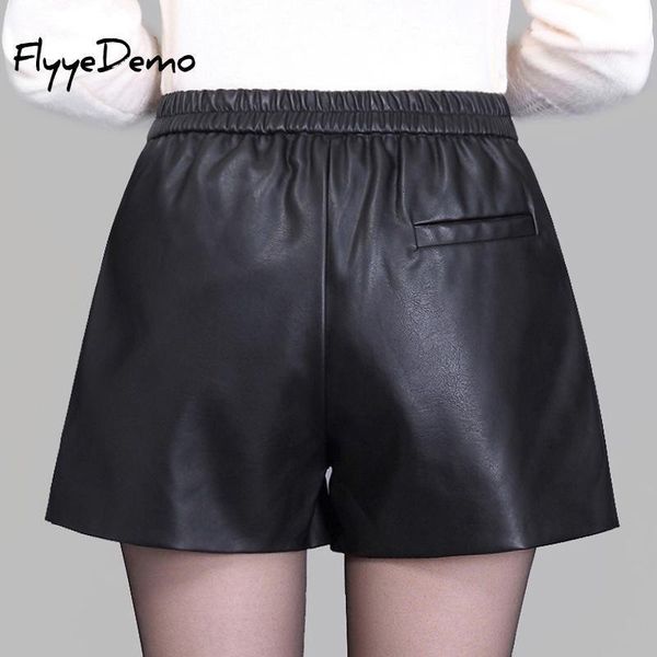 5xl pu quality wide leg faux leather high waist for women spring loose shorts plus size 210304, White;black
5xl pu quality wide leg faux leather high waist for women spring loose shorts plus size 210304, White;black