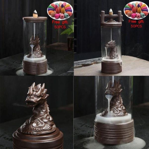 50cones chinese 3 styles dragon incense burner ceramic waterfall cones holder aroma censer with acrylic windproof cover fragrance lamps
50cones chinese 3 styles dragon incense burner ceramic waterfall cones holder aroma censer with acrylic windproof cover fragrance lamps