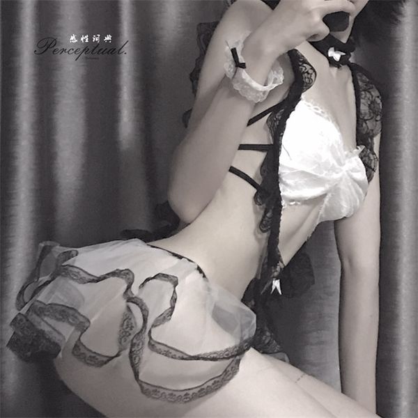 cute maid babydoll transparent student uniform japanese lolita cosplay costumes lingerie underwear servant erotic lace outfits, Black;white
cute maid babydoll transparent student uniform japanese lolita cosplay costumes lingerie underwear servant erotic lace outfits, Black;white