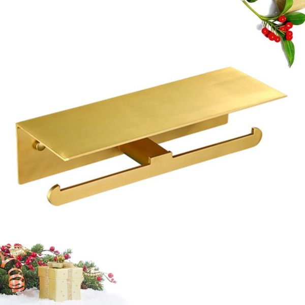 bath accessory set aluminum alloy double paper towel holder brushed texture wall mount tissue roll shelf mobile phone storage rack bathroom
bath accessory set aluminum alloy double paper towel holder brushed texture wall mount tissue roll shelf mobile phone storage rack bathroom