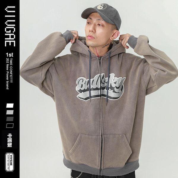 vivgae fashion new couple's zipper coat sports casual men's cardigan sweater, Black
vivgae fashion new couple's zipper coat sports casual men's cardigan sweater, Black
