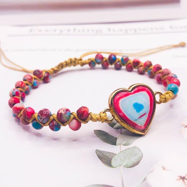 beaded, strands natural stone heart charm bracelets string braided macrame jaspers friendship wrap bracelet femme women jewelr, Black
beaded, strands natural stone heart charm bracelets string braided macrame jaspers friendship wrap bracelet femme women jewelr, Black