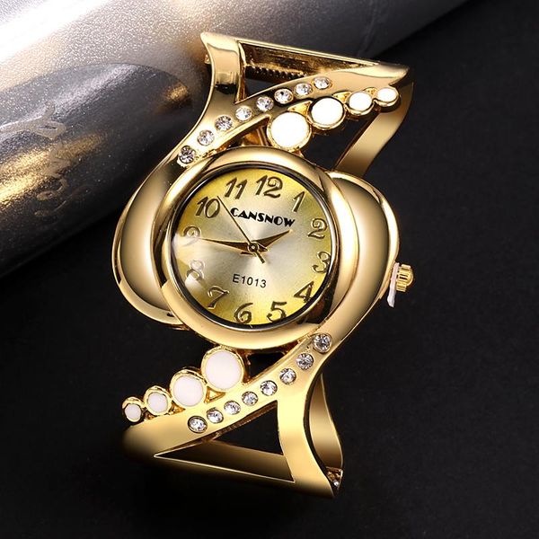fashion women's watch quartz crystal luxury rhinestone elegant stainless steel belt ladies clock mujer saati feminino relogio wristwatc, Slivery;brown
fashion women's watch quartz crystal luxury rhinestone elegant stainless steel belt ladies clock mujer saati feminino relogio wristwatc, Slivery;brown