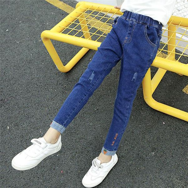 jeans for girls 2021 fashion autumn denim pants children's casual style teenage costumes 5-14 y, Blue
jeans for girls 2021 fashion autumn denim pants children's casual style teenage costumes 5-14 y, Blue