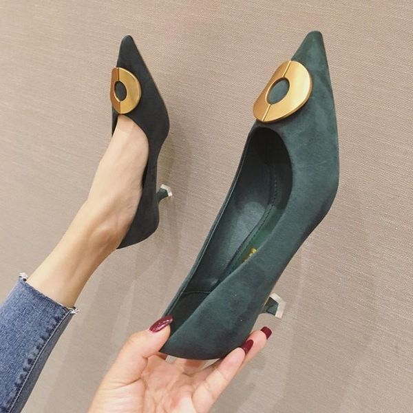 dress shoes wild fashion ladies metal buckle heels zapatillas mujer pumps pointe retro pointed stiletto single women k16-19, Black
dress shoes wild fashion ladies metal buckle heels zapatillas mujer pumps pointe retro pointed stiletto single women k16-19, Black
