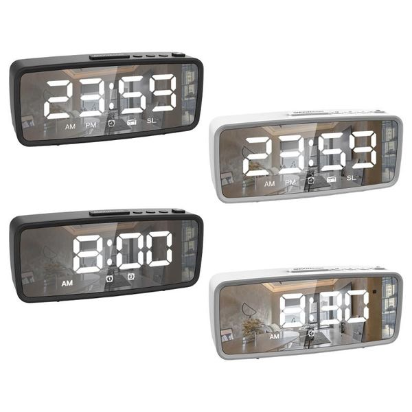 other clocks & accessories led mirror alarm clock digital snooze table wake up light electronic large time display home decoration
other clocks & accessories led mirror alarm clock digital snooze table wake up light electronic large time display home decoration