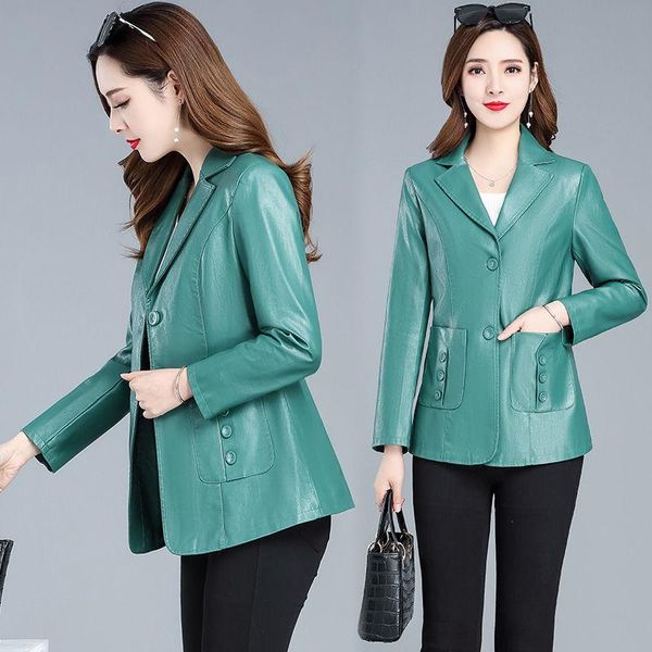 women's leather & faux 2021 spring and autumn short fashion jacket female slim women coat ladies motorcycle clothing, Black
women's leather & faux 2021 spring and autumn short fashion jacket female slim women coat ladies motorcycle clothing, Black