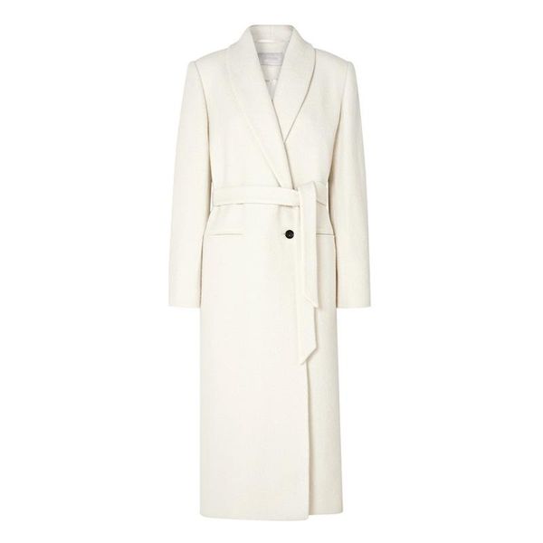 women's wool & blends 2021 autumn winter european american womens one button simple long woolen coat with belt, Black
women's wool & blends 2021 autumn winter european american womens one button simple long woolen coat with belt, Black