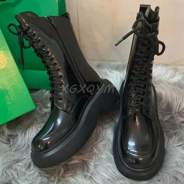 boots autumn platform women ankle thick bottom round toe black shoes lace up short botas de mujer
boots autumn platform women ankle thick bottom round toe black shoes lace up short botas de mujer