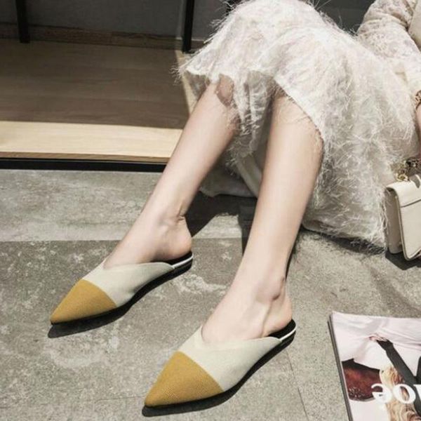 slippers women fashion knitting pointed half slips loafers casual slipper female summer shoes large size, Black
slippers women fashion knitting pointed half slips loafers casual slipper female summer shoes large size, Black
