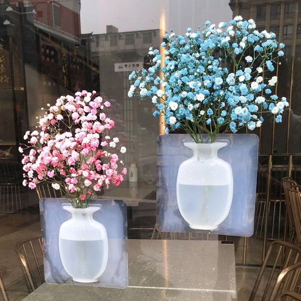 silicone vases home decorations wall-mounted suction cups shatter-resistant unbreakable wedding decoration fridge magnet
silicone vases home decorations wall-mounted suction cups shatter-resistant unbreakable wedding decoration fridge magnet