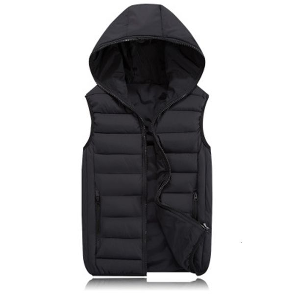 men's vests thick warm autumn men hooded women waistcoats mens jackets winter sleeveless coats clothing quality for male feks, Black;white
men's vests thick warm autumn men hooded women waistcoats mens jackets winter sleeveless coats clothing quality for male feks, Black;white