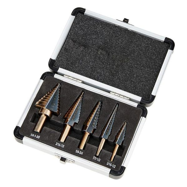 professional hand tool sets hss 4241 cobalt multiple hole 50 sizes step drill bit set tools aluminum case metal drilling for wood cone
professional hand tool sets hss 4241 cobalt multiple hole 50 sizes step drill bit set tools aluminum case metal drilling for wood cone