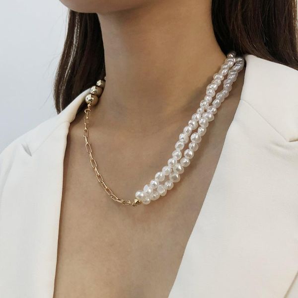 chokers fashion simulated pearl multilayer beaded chain necklace punk hiphop twisted gold color choker for women man collar, Golden;silver
chokers fashion simulated pearl multilayer beaded chain necklace punk hiphop twisted gold color choker for women man collar, Golden;silver