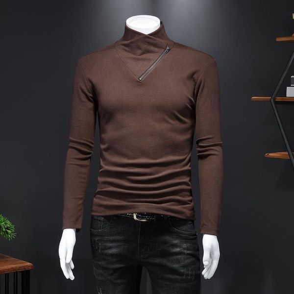 men's t-shirts designer t shirts zipper half turtleneck embroidery velvet thickening full sleeve vintage autumn clothing#8325, White;black
men's t-shirts designer t shirts zipper half turtleneck embroidery velvet thickening full sleeve vintage autumn clothing#8325, White;black