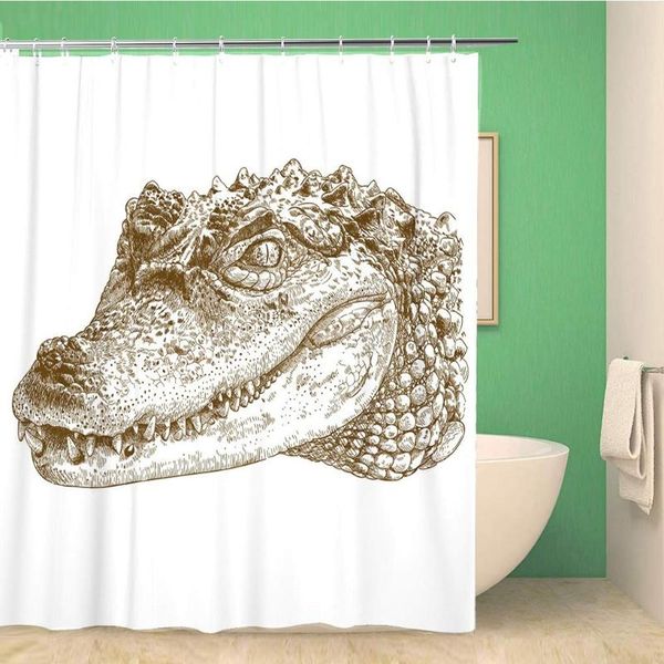 bathroom shower curtain alligator antique engraving of crocodile head vintage african caiman polyester fabric waterproof bath curtains
bathroom shower curtain alligator antique engraving of crocodile head vintage african caiman polyester fabric waterproof bath curtains