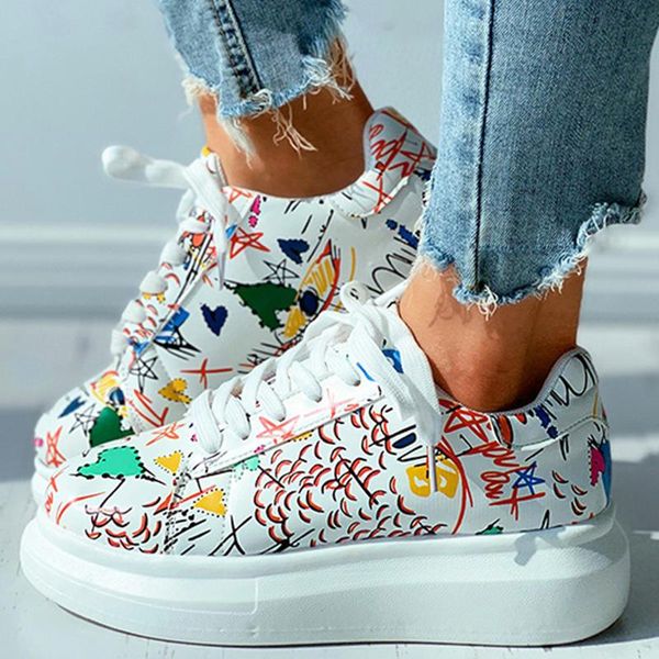sandals women's ladies doodle print eyelet lace-up muffin sneaker casual shoes fashion creative sport all season, Black
sandals women's ladies doodle print eyelet lace-up muffin sneaker casual shoes fashion creative sport all season, Black