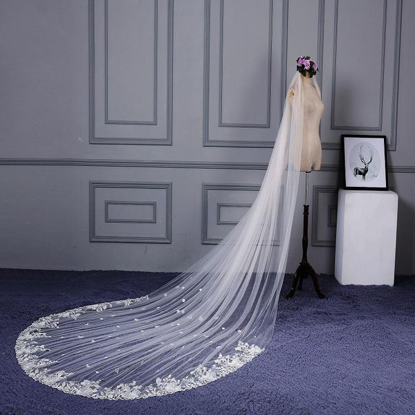 bridal veils lan ting bride one-tier cut edge lace applique wedding veil cathedral 53 scattered bead floral motif style, Black
bridal veils lan ting bride one-tier cut edge lace applique wedding veil cathedral 53 scattered bead floral motif style, Black