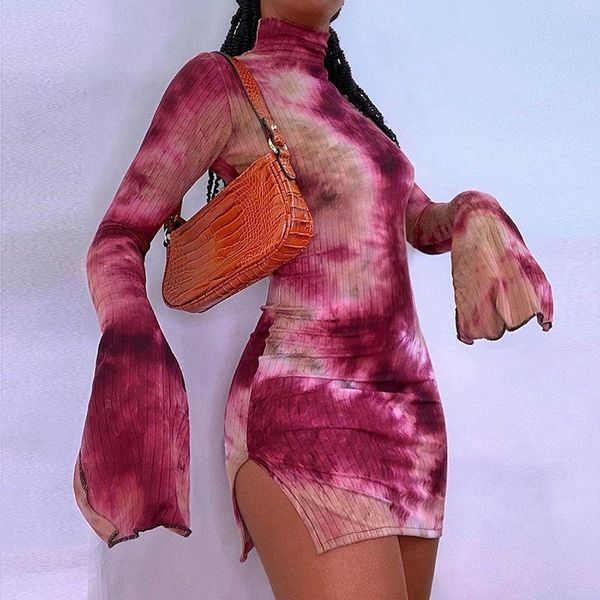casual dresses 2021 women side split ribbed long sleeve clubwear midnight outfit party mini dress tie dye mock neck bodycon, Black;gray
casual dresses 2021 women side split ribbed long sleeve clubwear midnight outfit party mini dress tie dye mock neck bodycon, Black;gray