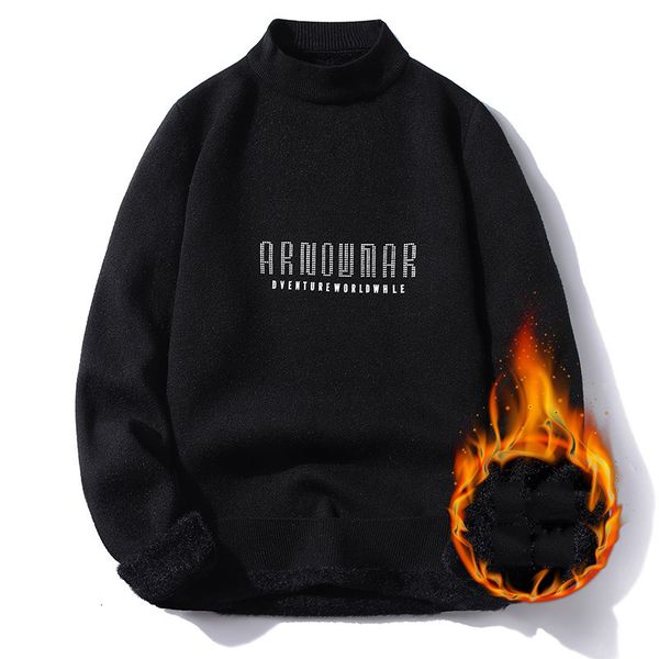 men's sweaters winter wool sweater thick mesh pullovers warm casual men's clothes mock neck letter pull homme oversized 3xl r3fg, White;black
men's sweaters winter wool sweater thick mesh pullovers warm casual men's clothes mock neck letter pull homme oversized 3xl r3fg, White;black