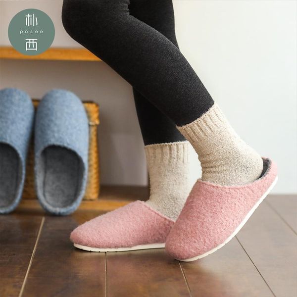 slippers posee women indoor shoes anti-skid cotton fashion home winter warm female 09009, Black
slippers posee women indoor shoes anti-skid cotton fashion home winter warm female 09009, Black