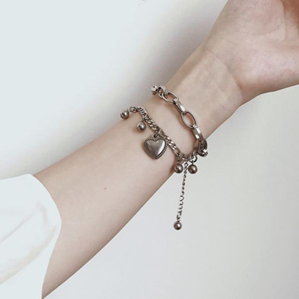 link, chain punk bracelets carved coin head bracelet bangle bohemian circle queen thick tassel pendant women jewelry, Black
link, chain punk bracelets carved coin head bracelet bangle bohemian circle queen thick tassel pendant women jewelry, Black