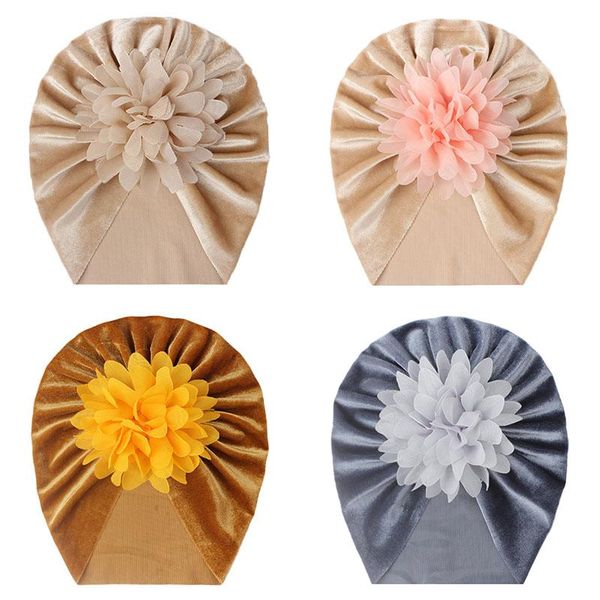 caps & hats soft velvet baby hat turban big flower girl cap beanie kids children spring autumn infant toddler bonnet, Yellow
caps & hats soft velvet baby hat turban big flower girl cap beanie kids children spring autumn infant toddler bonnet, Yellow