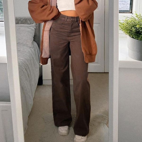women's jeans vintage straight trousers female joggers women cargo pants 90s streetwear caramel brown low waist e-girl aesthetic loose, Blue
women's jeans vintage straight trousers female joggers women cargo pants 90s streetwear caramel brown low waist e-girl aesthetic loose, Blue